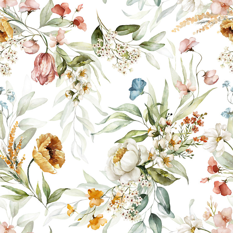 Wild Meadow Botanical Wallpaper