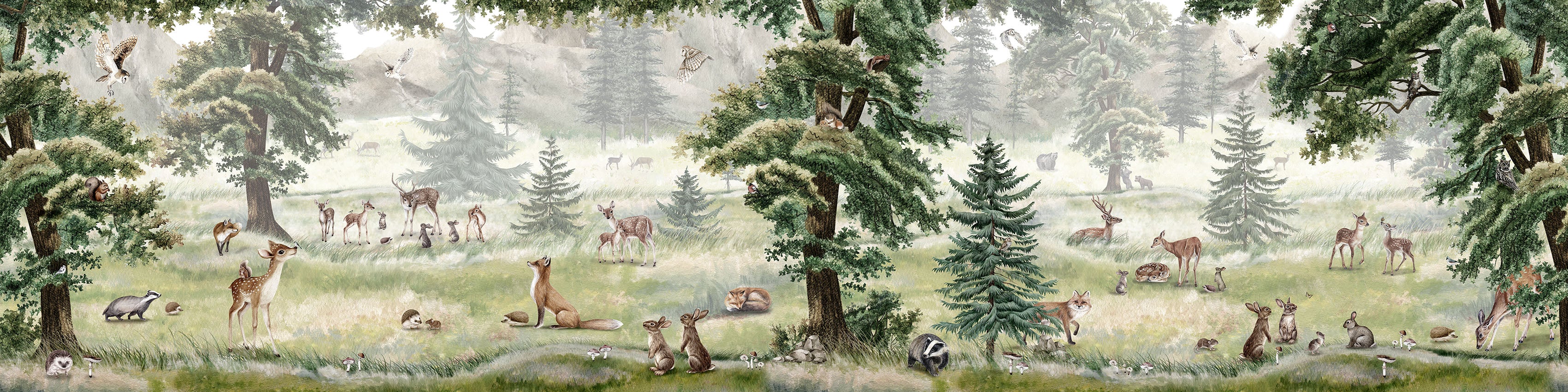 Forest Fun Wall Mural