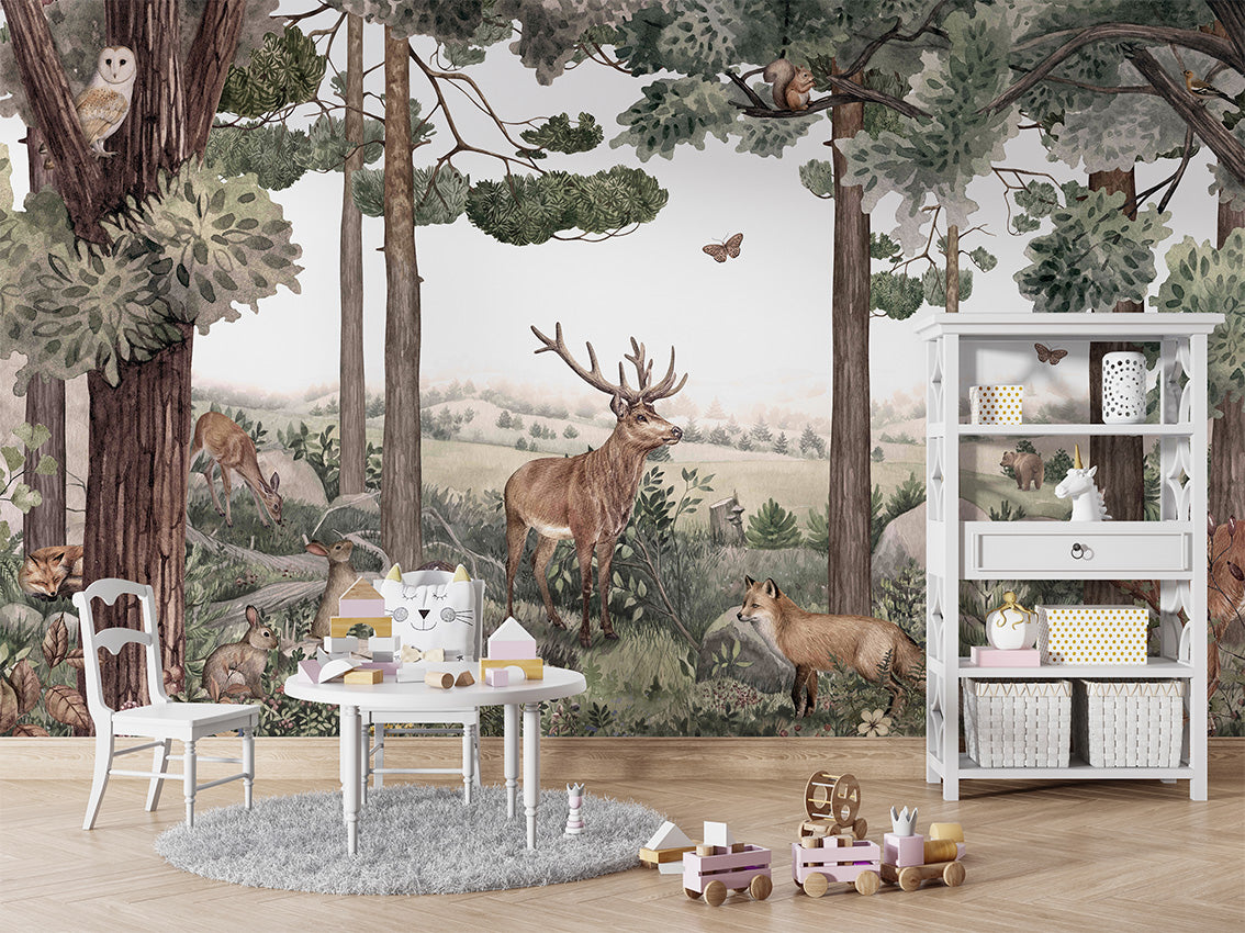 Forest Jive Woodland Wallpaper Mural