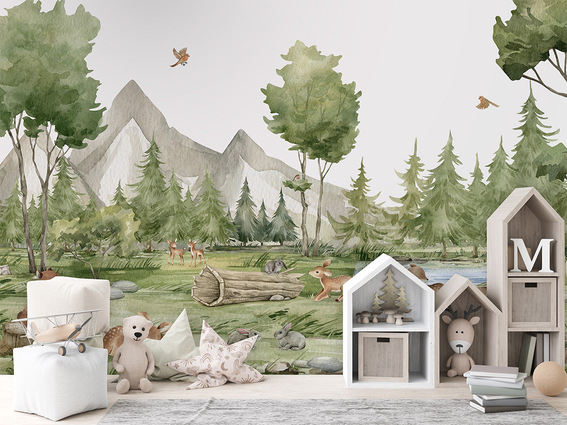 Forest Joy Wallpaper Mural