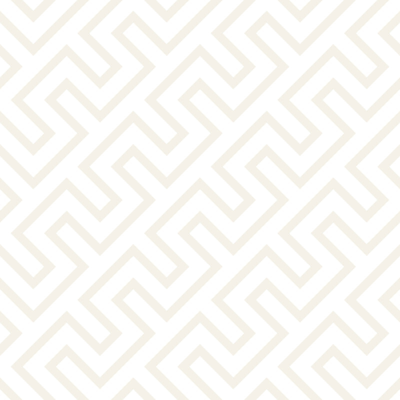 Beige geometric wallpaper pattern on a white background