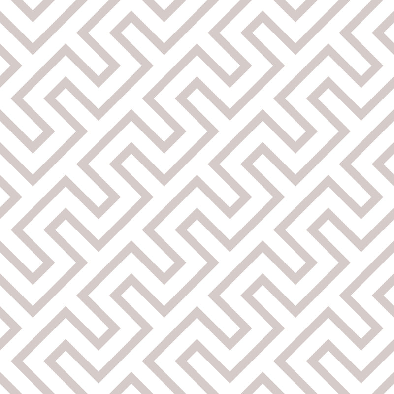 Geometric wallpaper pattern with wavy lines on a white background
