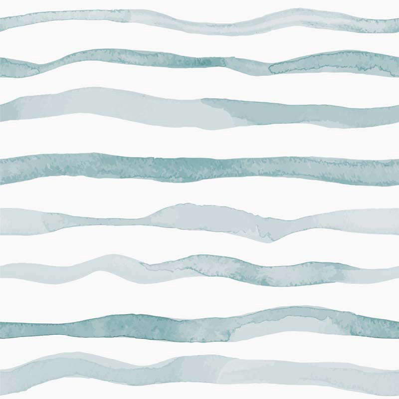 Watercolour Tide Lines – Wallpaper in Soft Coastal Tones