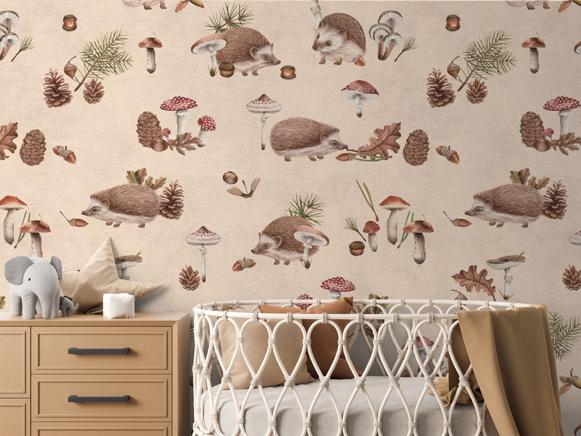 Happy Hedgehog Wallpaper