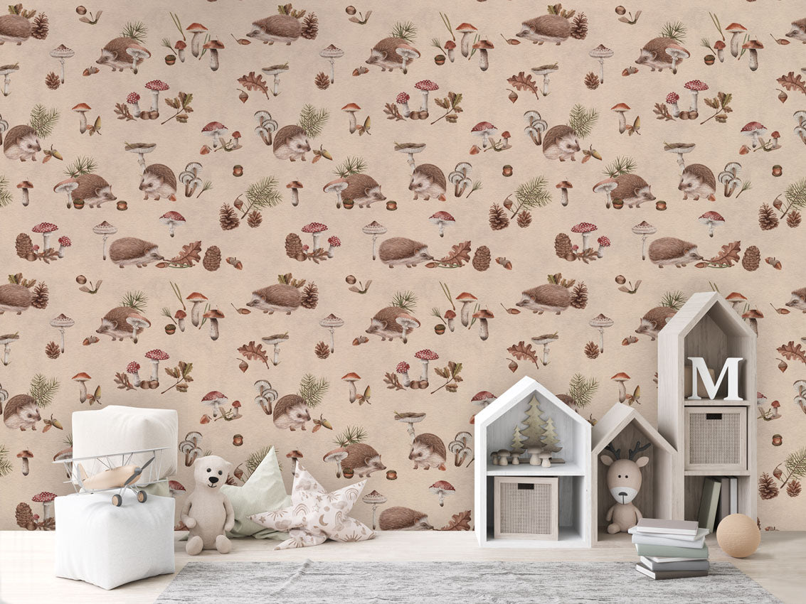 Happy Hedgehog Wallpaper