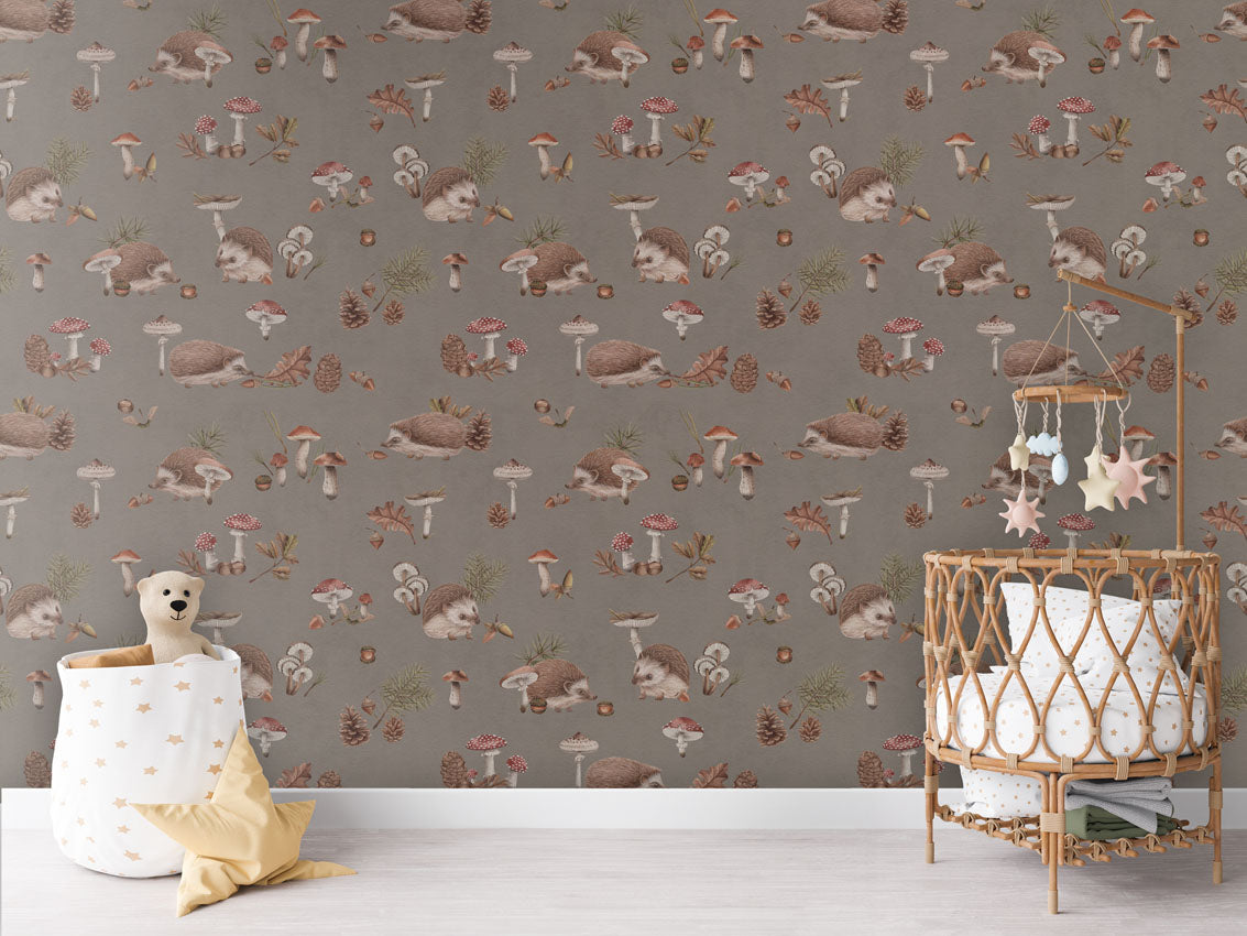 Happy Hedgehog Wallpaper
