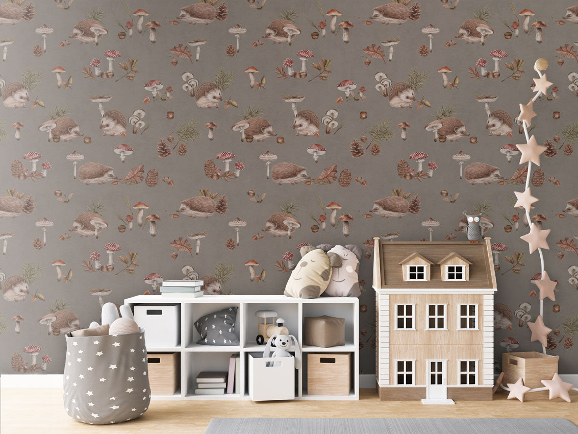 Happy Hedgehog Wallpaper