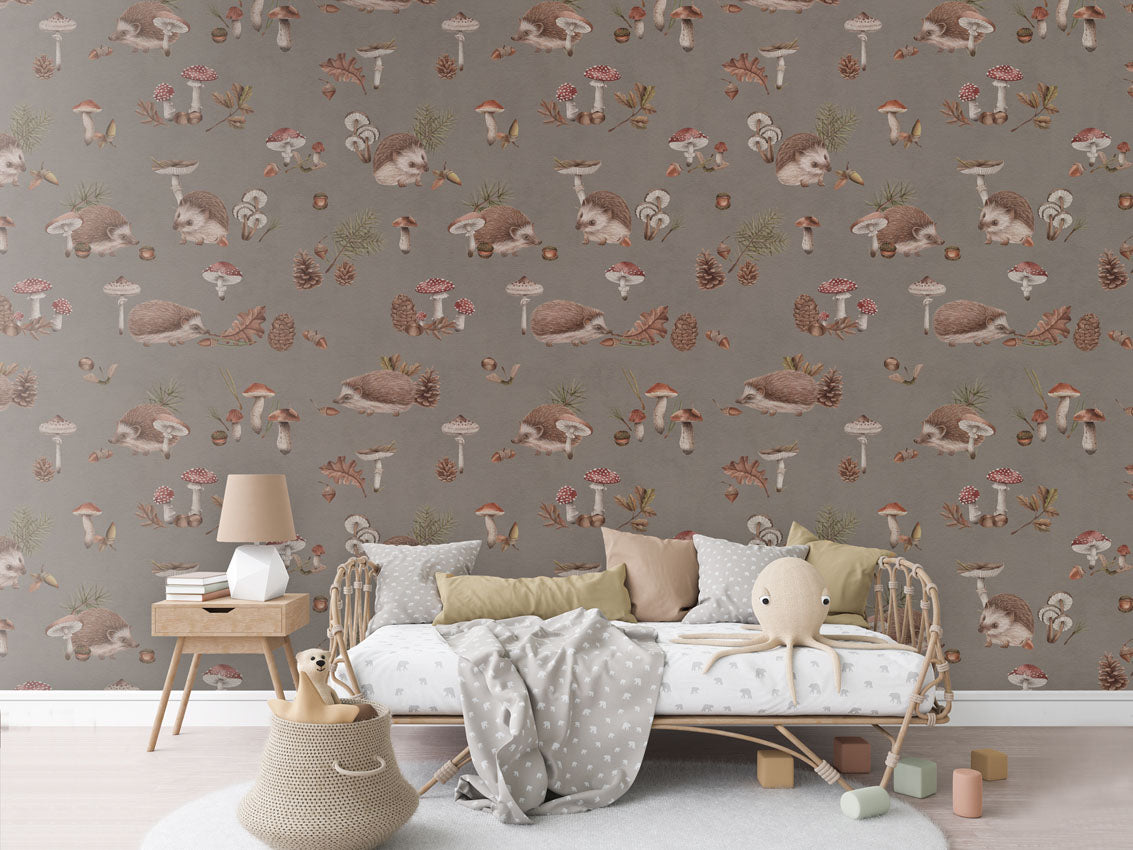 Happy Hedgehog Wallpaper