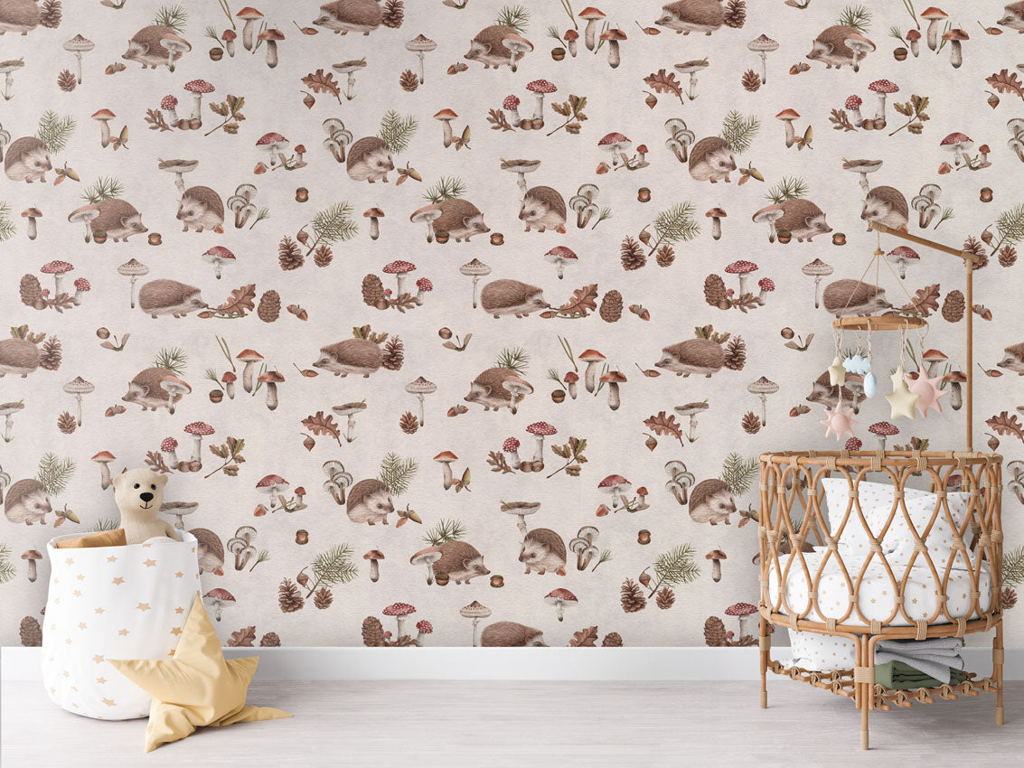 Happy Hedgehog Wallpaper