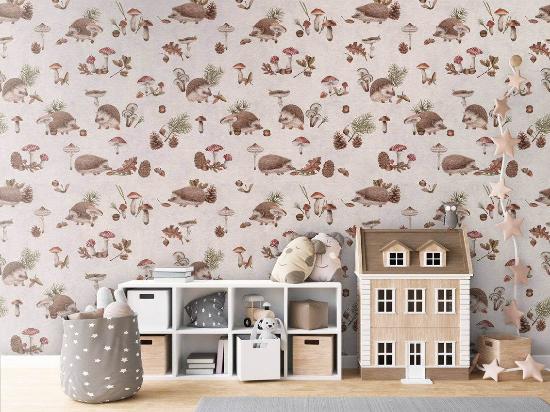 Happy Hedgehog Wallpaper