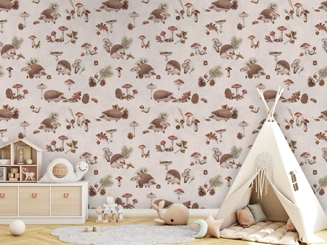 Happy Hedgehog Wallpaper