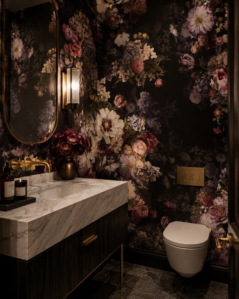 Ethereal Bouquet Floral Wallpaper