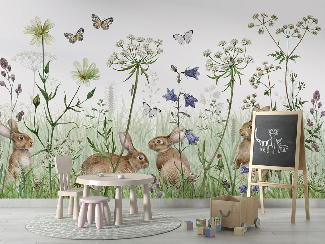 In the Undergrowth Wallpaper Mural