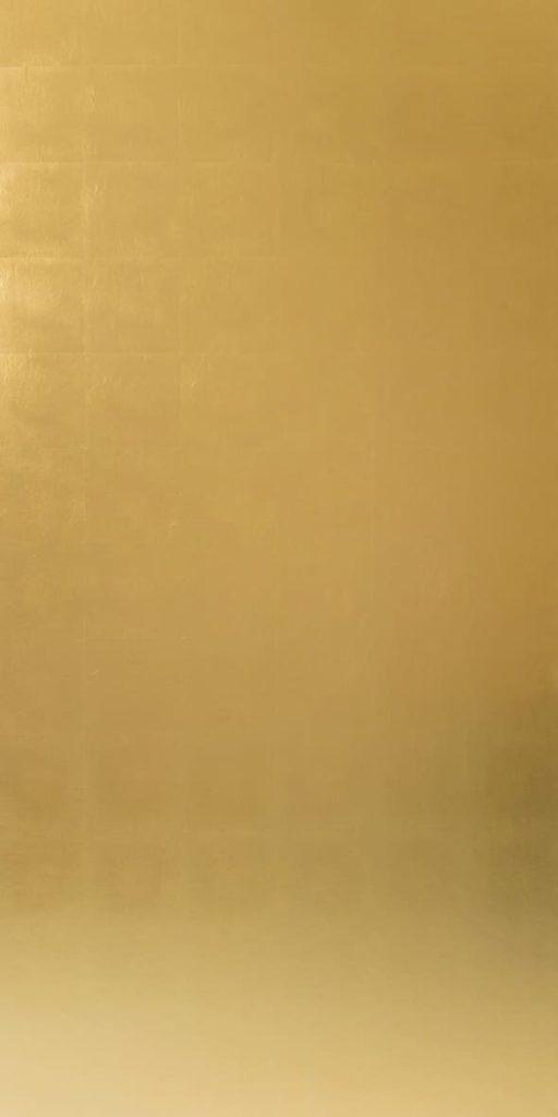Smooth Gold Brass Leaf Wallpaper Roll