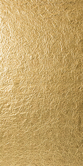 Crinkled Gold Brass Leaf Wallpaper Roll