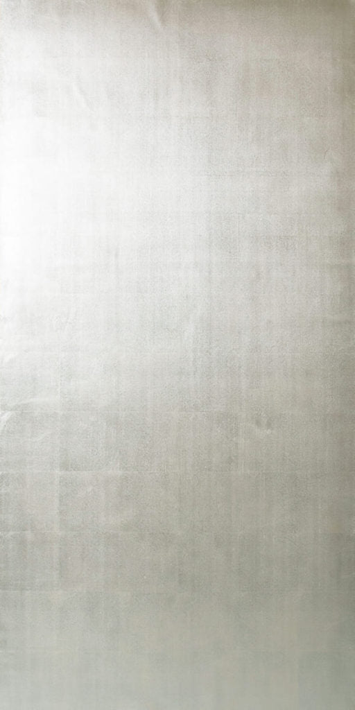 Brushed Silver Leaf Wallpaper Roll