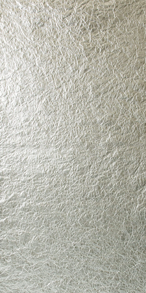 Crinkled Silver Leaf Wallpaper Roll