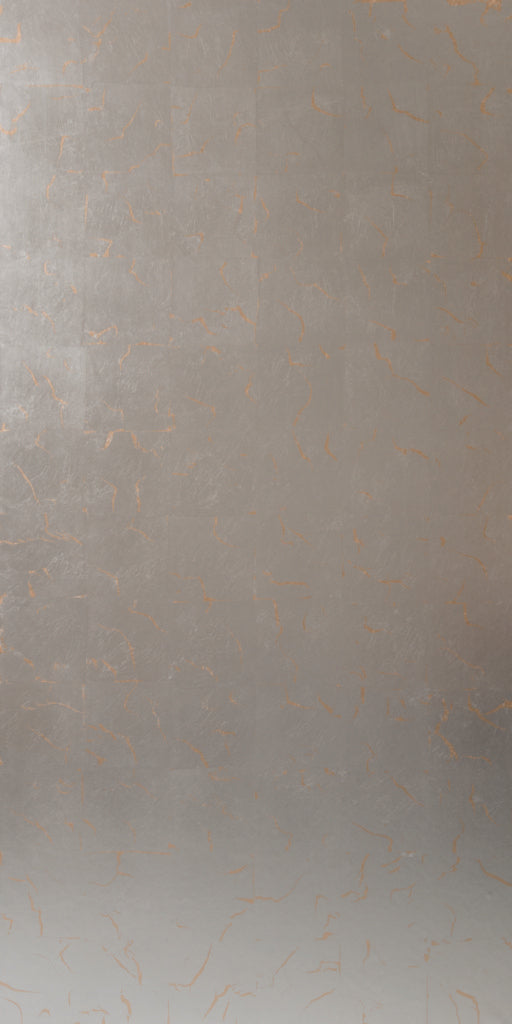 Sage Mixed Metal Leaf Wallpaper Roll