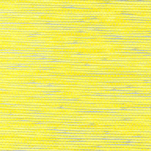 Momo Yellow Paper Weave Wallpaper Roll, close-up of the handmade Japanese wallcovering texture