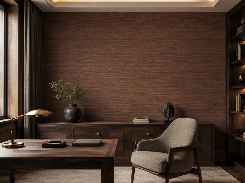 Hiiragi Cloudscape Tweed Textile Wallpaper, handmade Japanese wallcovering by Tokiwa