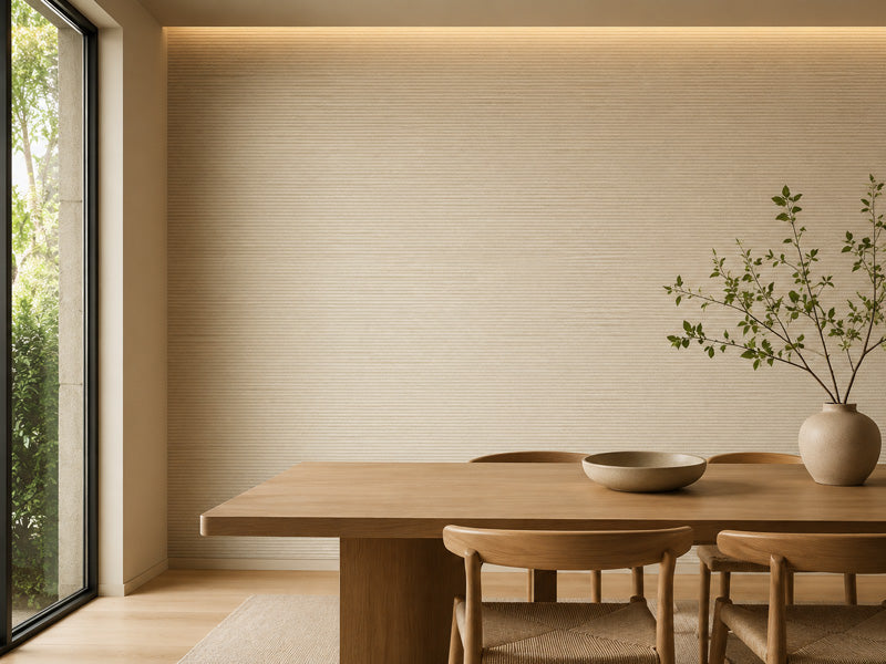 Yasaka Woven Textile Wallpaper Roll, handmade Japanese wallcovering by Tokiwa