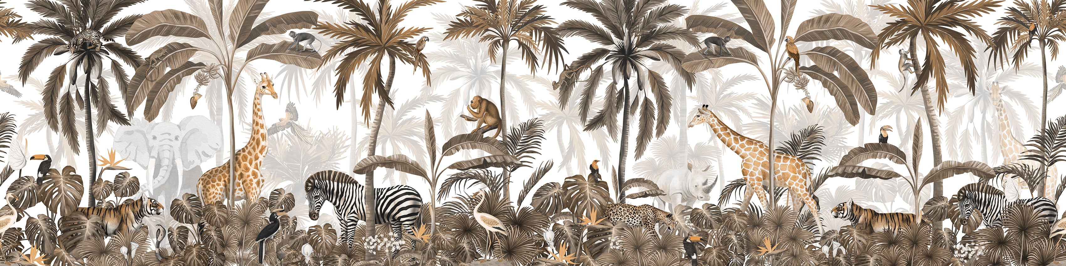Jungle Jive Wall Mural