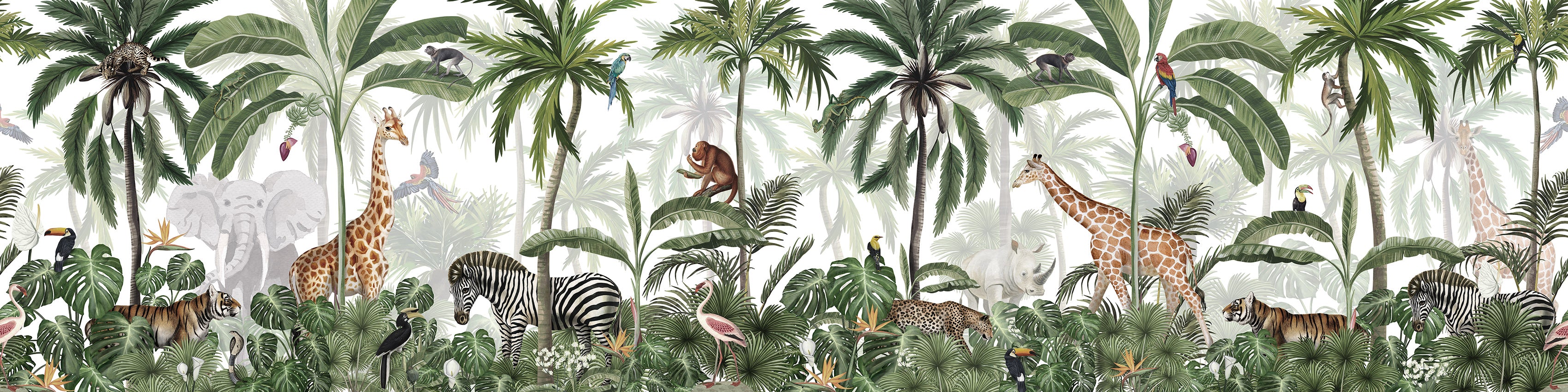 Jungle Jive Wall Mural