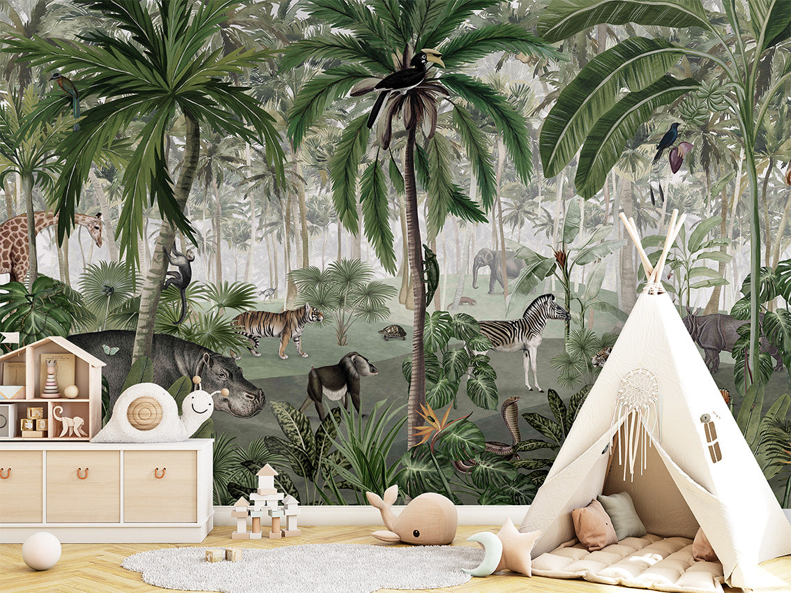 Jungle Lookbook Tropical Wallpaper Mural