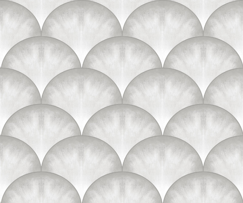 Textured Scallop Fan Wallpaper
