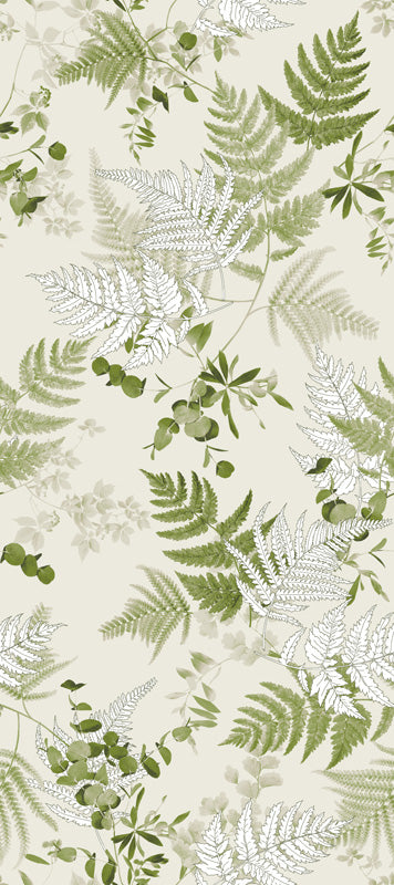 Pressed Fern Botanical Wallpaper