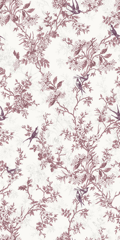 Botanical Toile Wallpaper