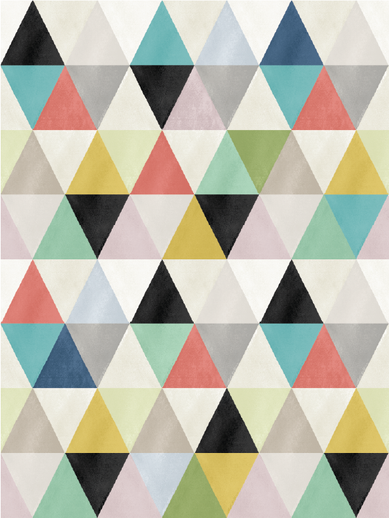 Colour Triangle Geometric Wallpaper
