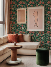 Midnight Garden Floral Wallpaper