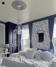 Soft Wave Botanical Wallpaper