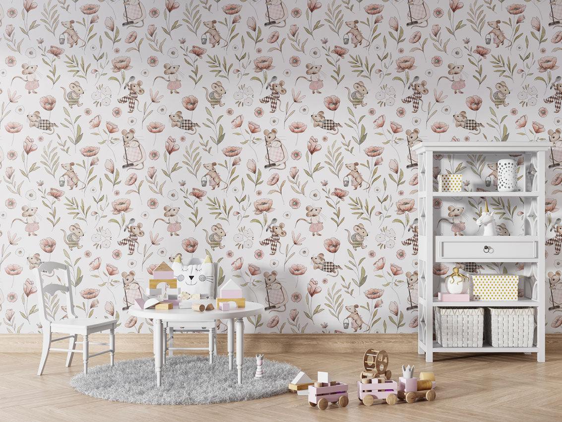 Merry Mice Wallpaper