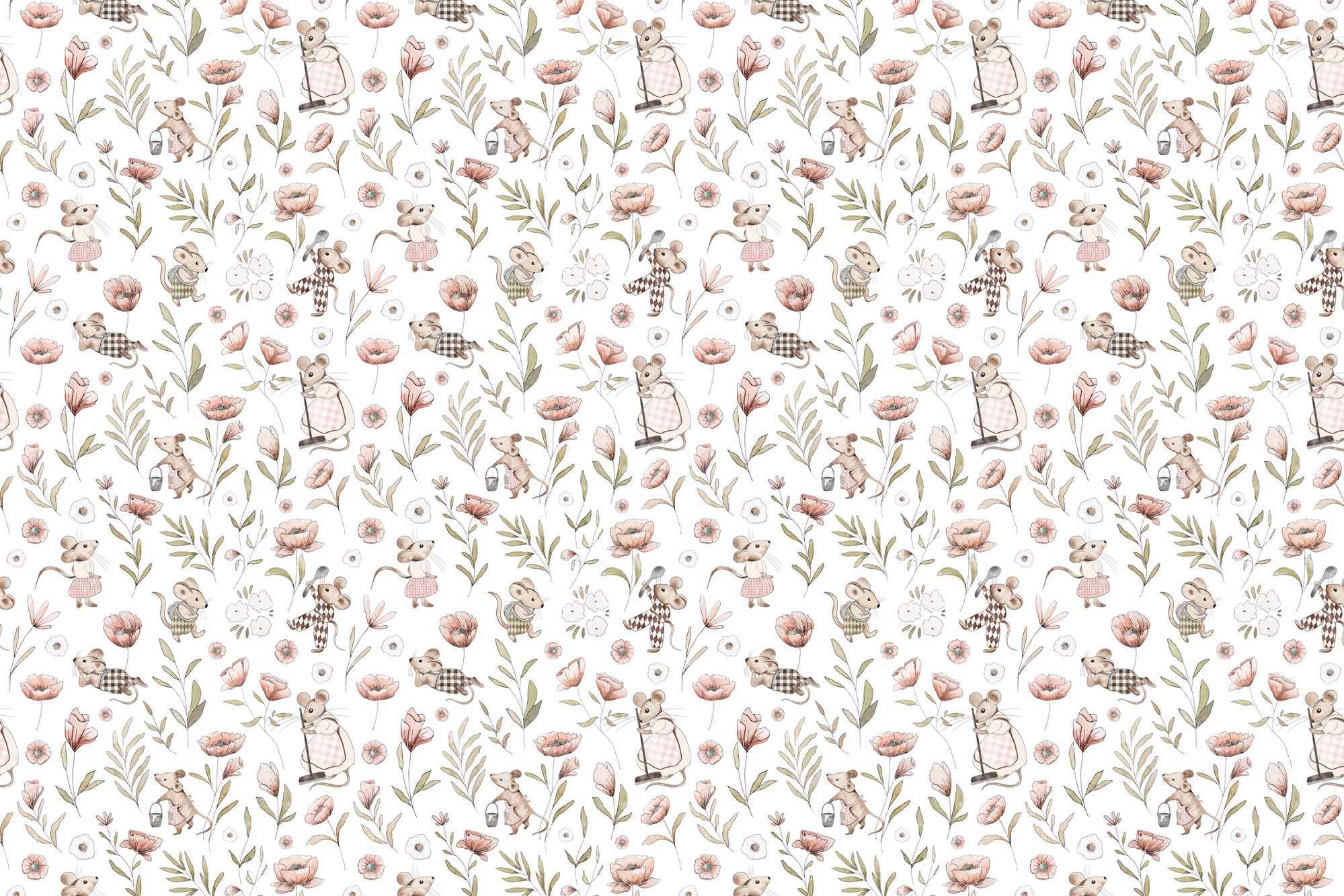 Merry Mice Wallpaper