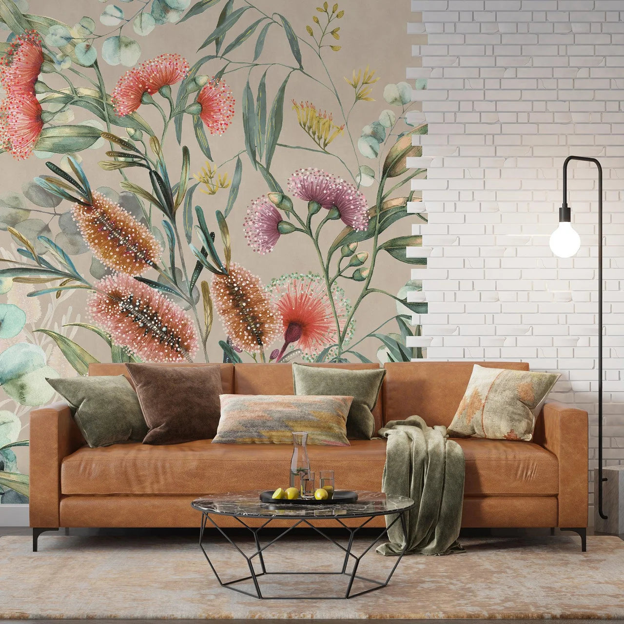 Native Bottlebrush Wallpaper Mural