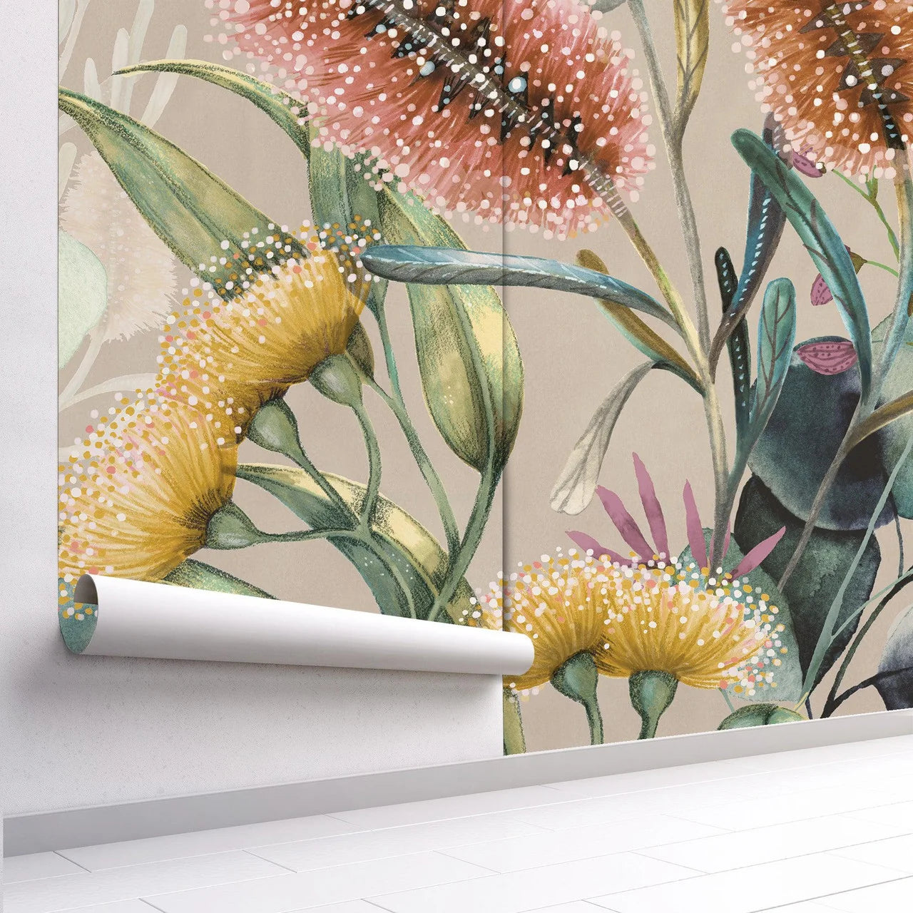 Native Bottlebrush Wallpaper Mural