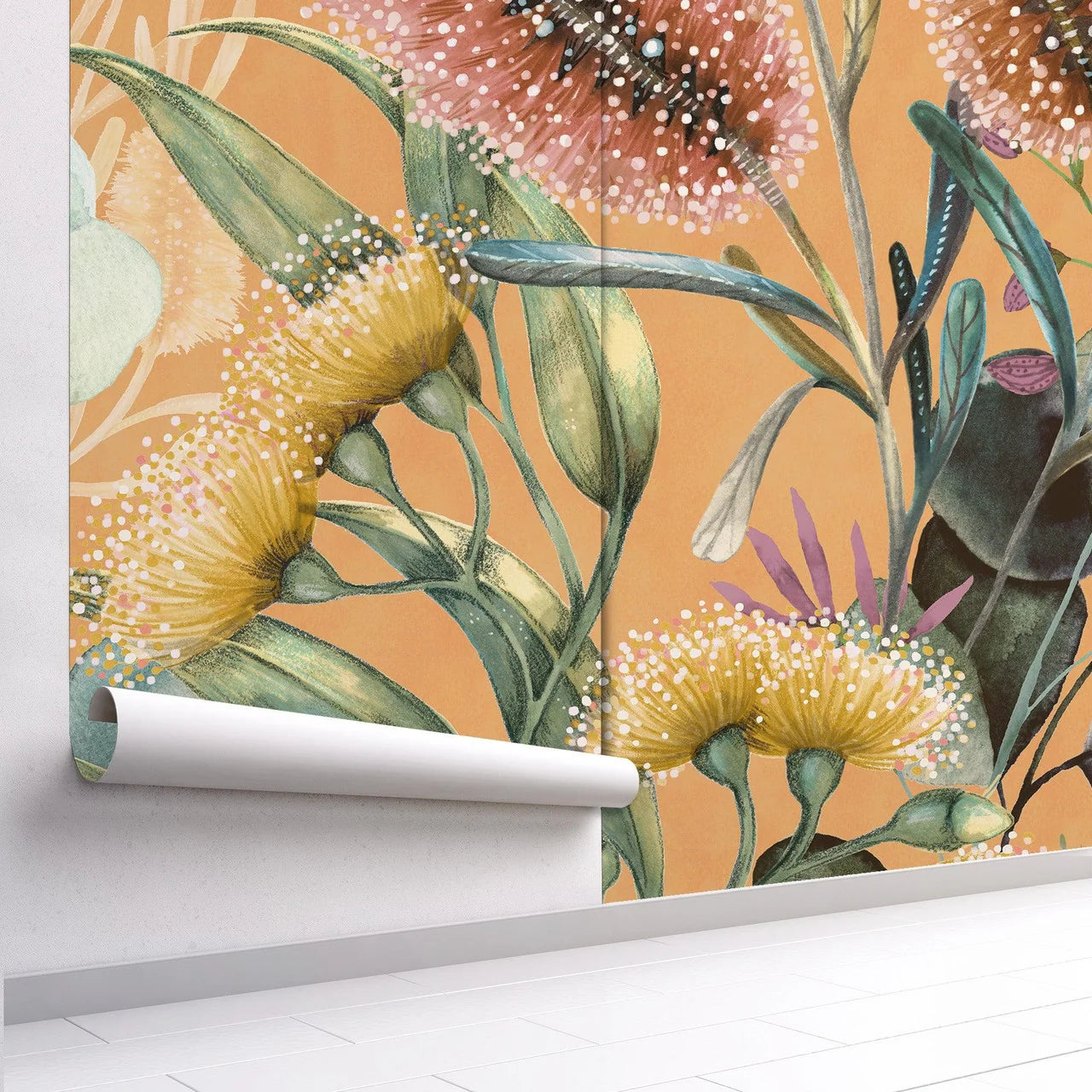 Native Bottlebrush Wallpaper Mural