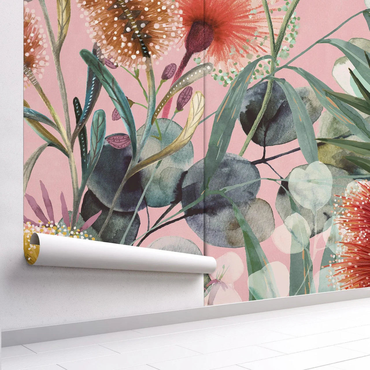 Native Bottlebrush Wallpaper Mural