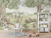 Mouse Family Wallpaper Mural