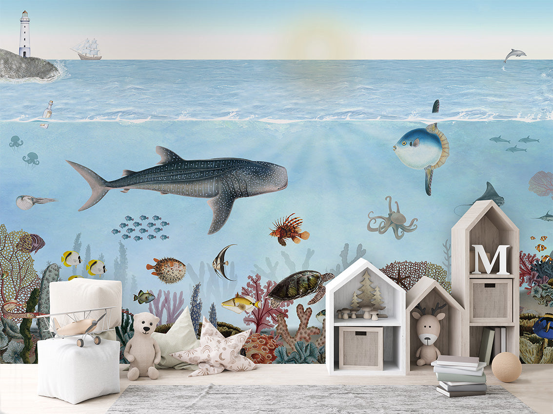 Ocean Lookbook Coastal Wallpaper Mural