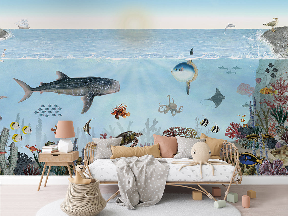 Ocean Lookbook Coastal Wallpaper Mural