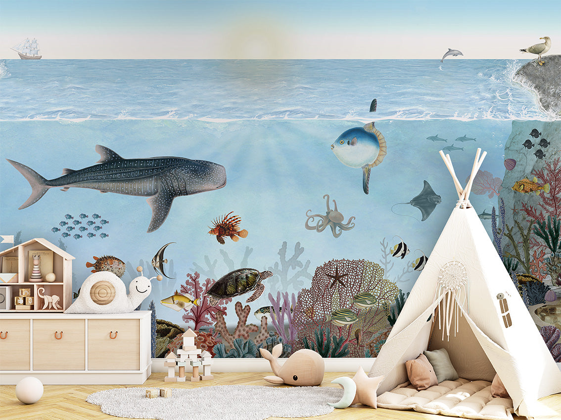Ocean Lookbook Coastal Wallpaper Mural
