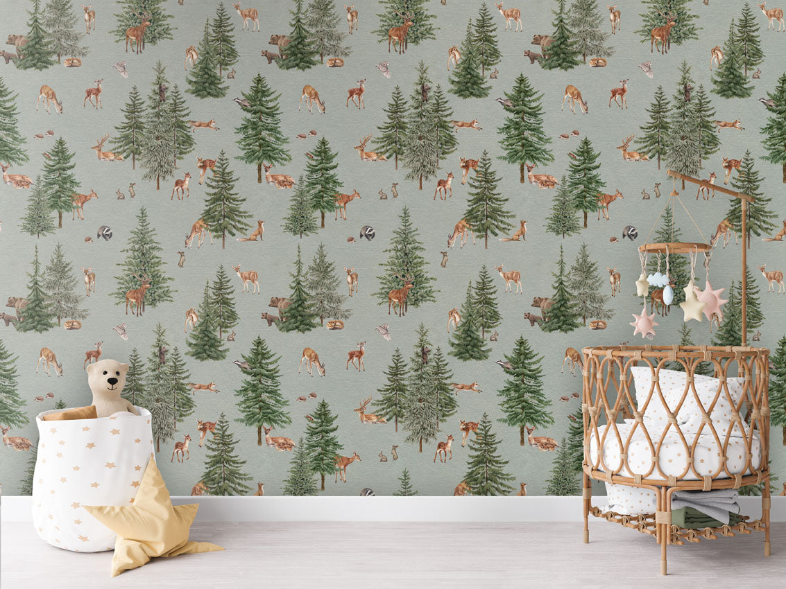 Pine Forest Wallpaper
