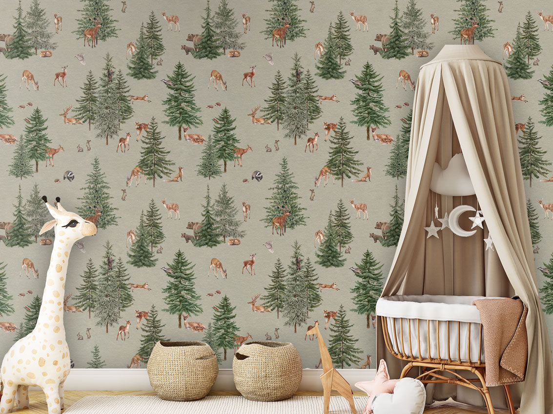 Pine Forest Wallpaper