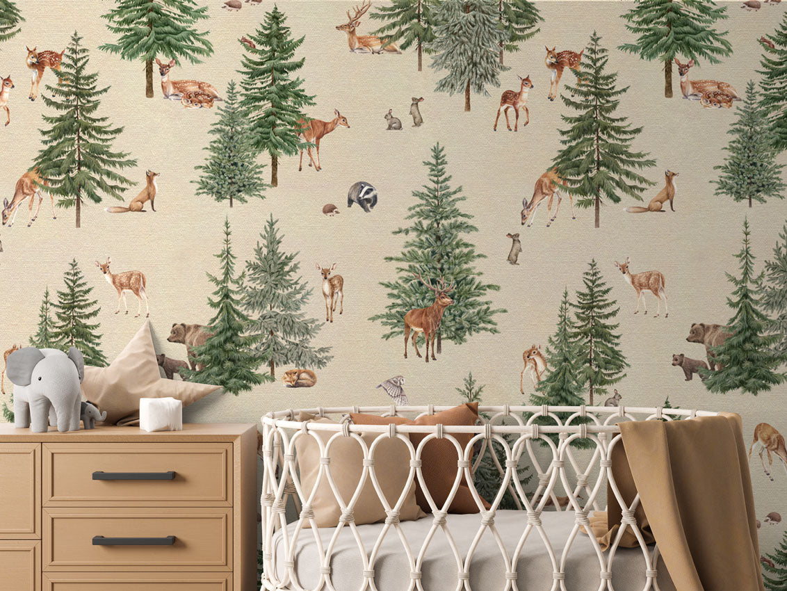 Pine Forest Wallpaper