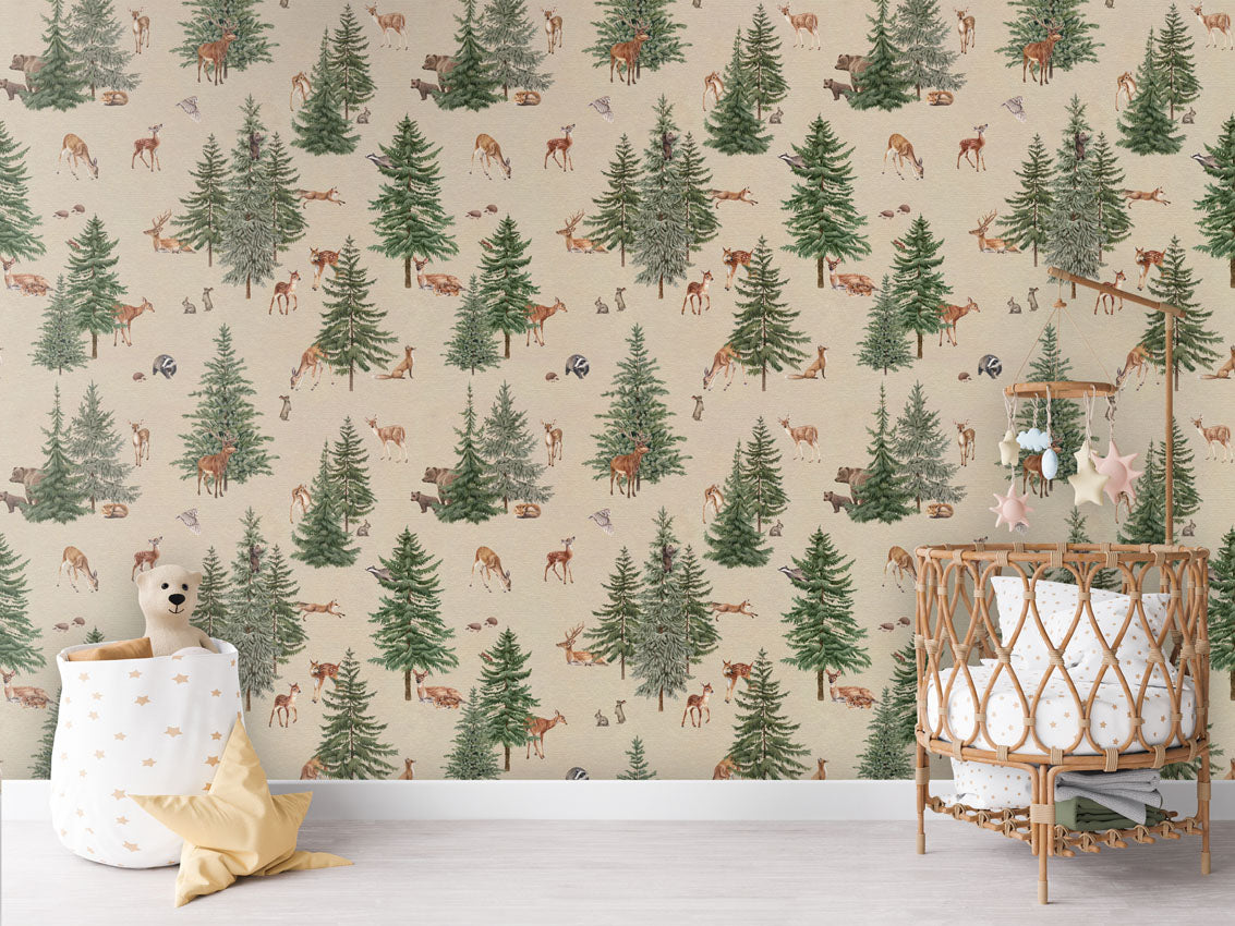 Pine Forest Wallpaper