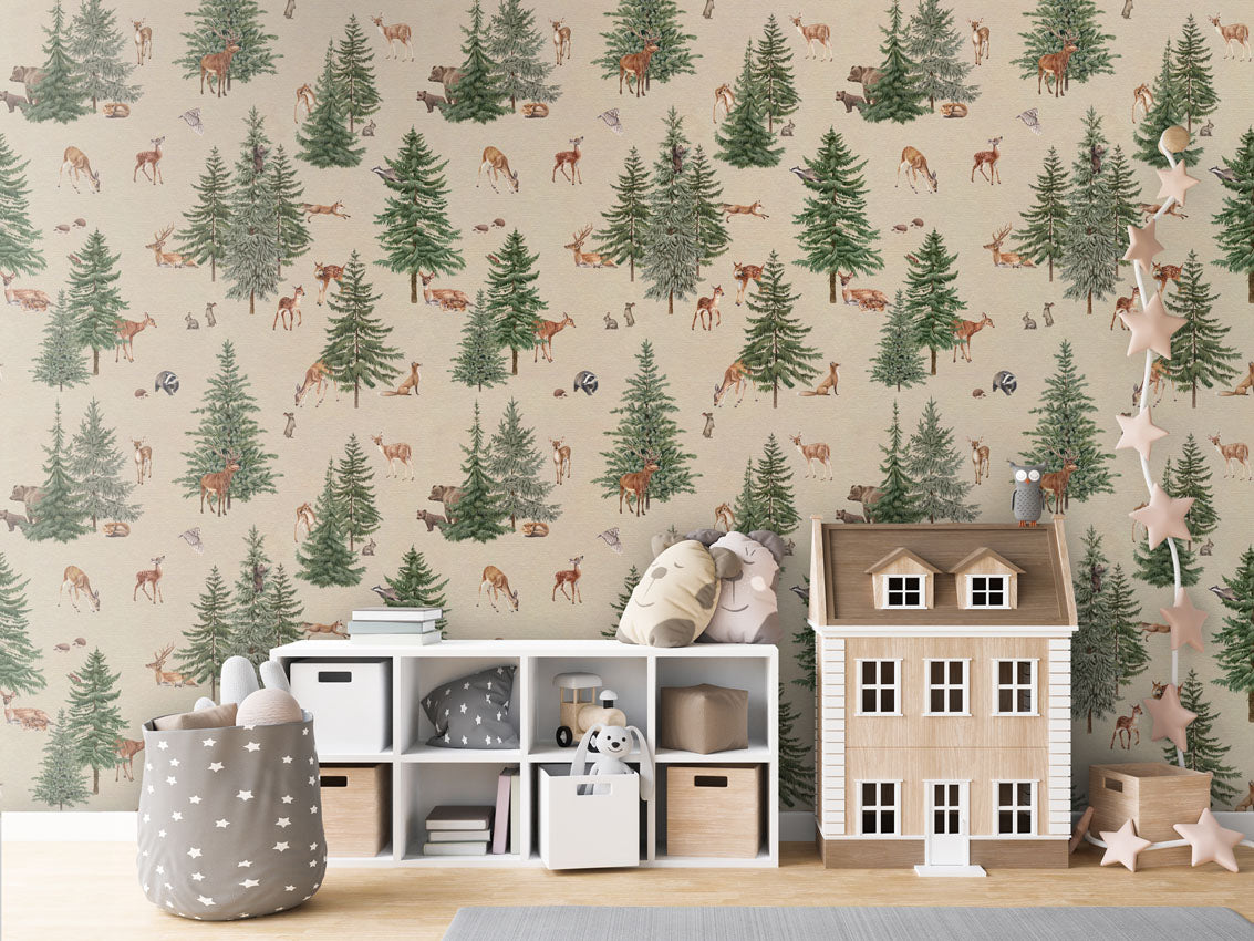 Pine Forest Wallpaper
