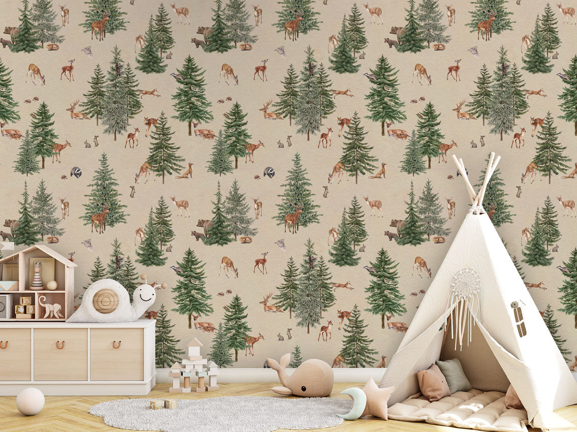 Pine Forest Wallpaper